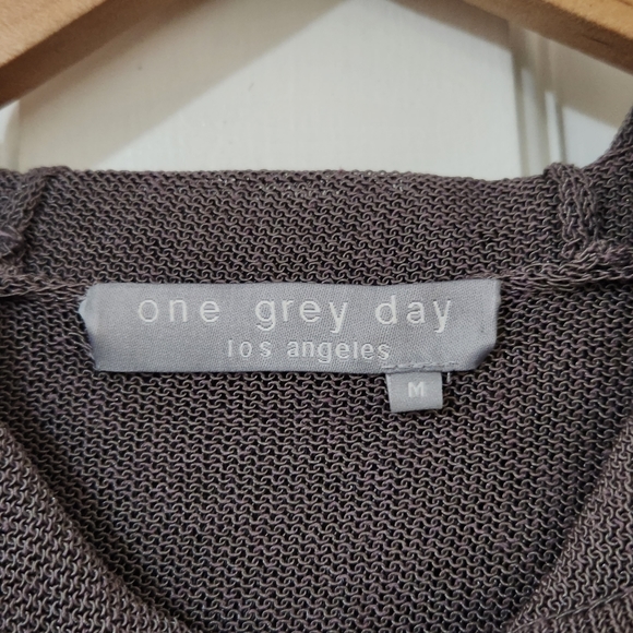 One Grey Day Knit Hoodie - Picture 4 of 5